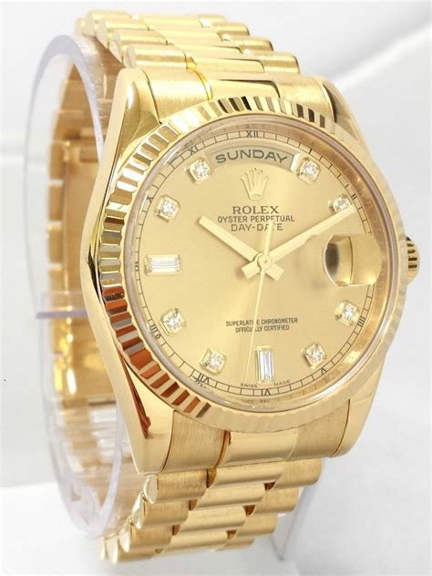 rolex day date diamond president|rolex day date 118238.